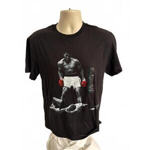 ALI MUHAMMAD ALI MENS T SHIRT SIZE MEDIUM BLACK‎ BOXING NEW WITH TAGS